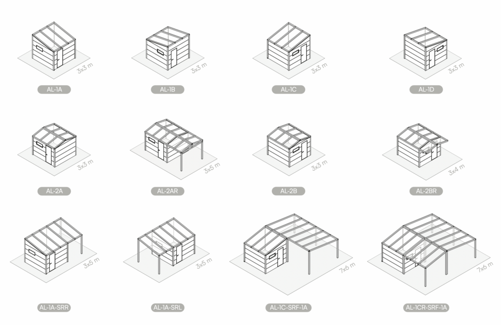 ALTO garden sheds kiemo sandeliukai nameliai ALTO Gardenis