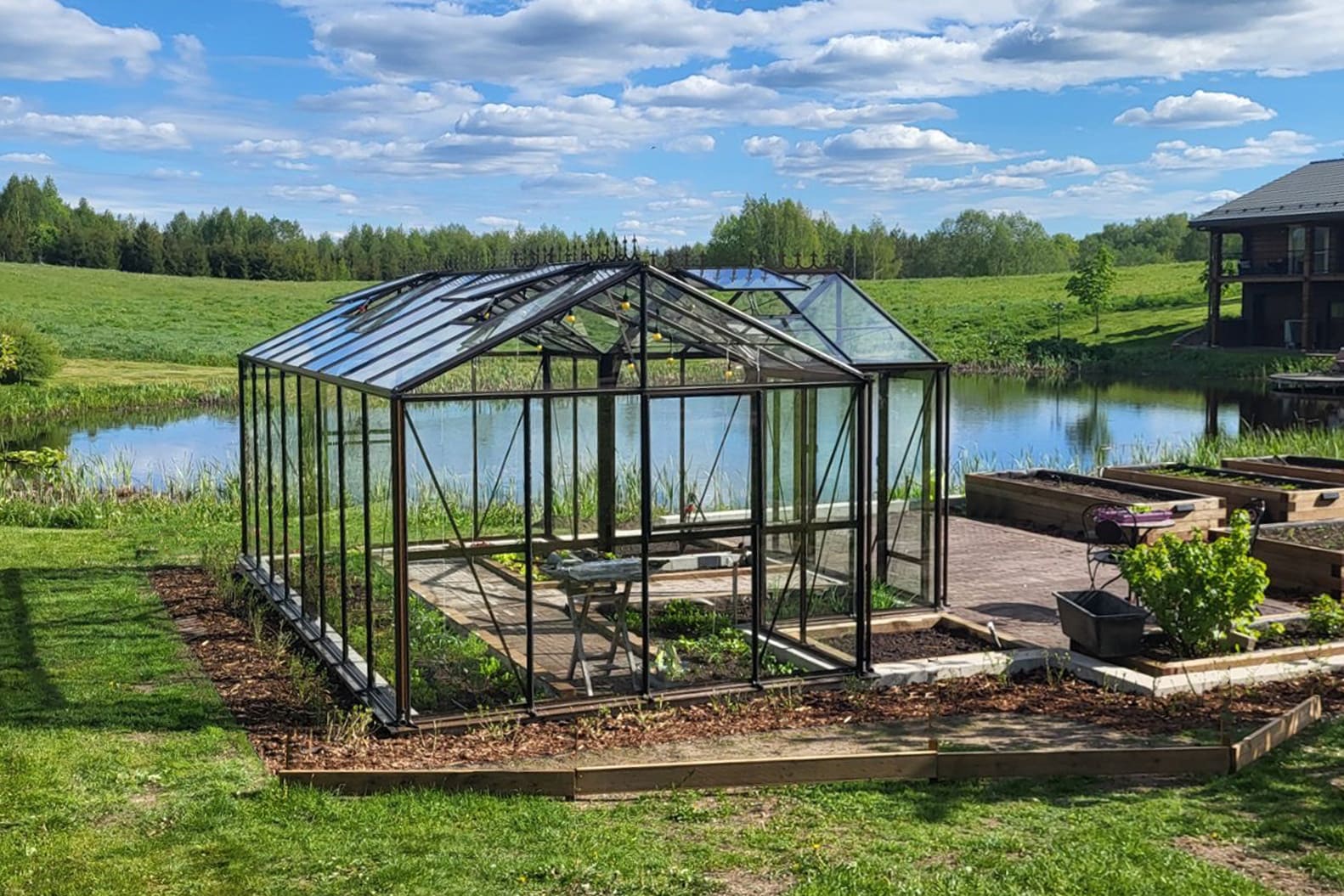Stiklinis šiltnamis oranžerija T-ROOM | Gardenis