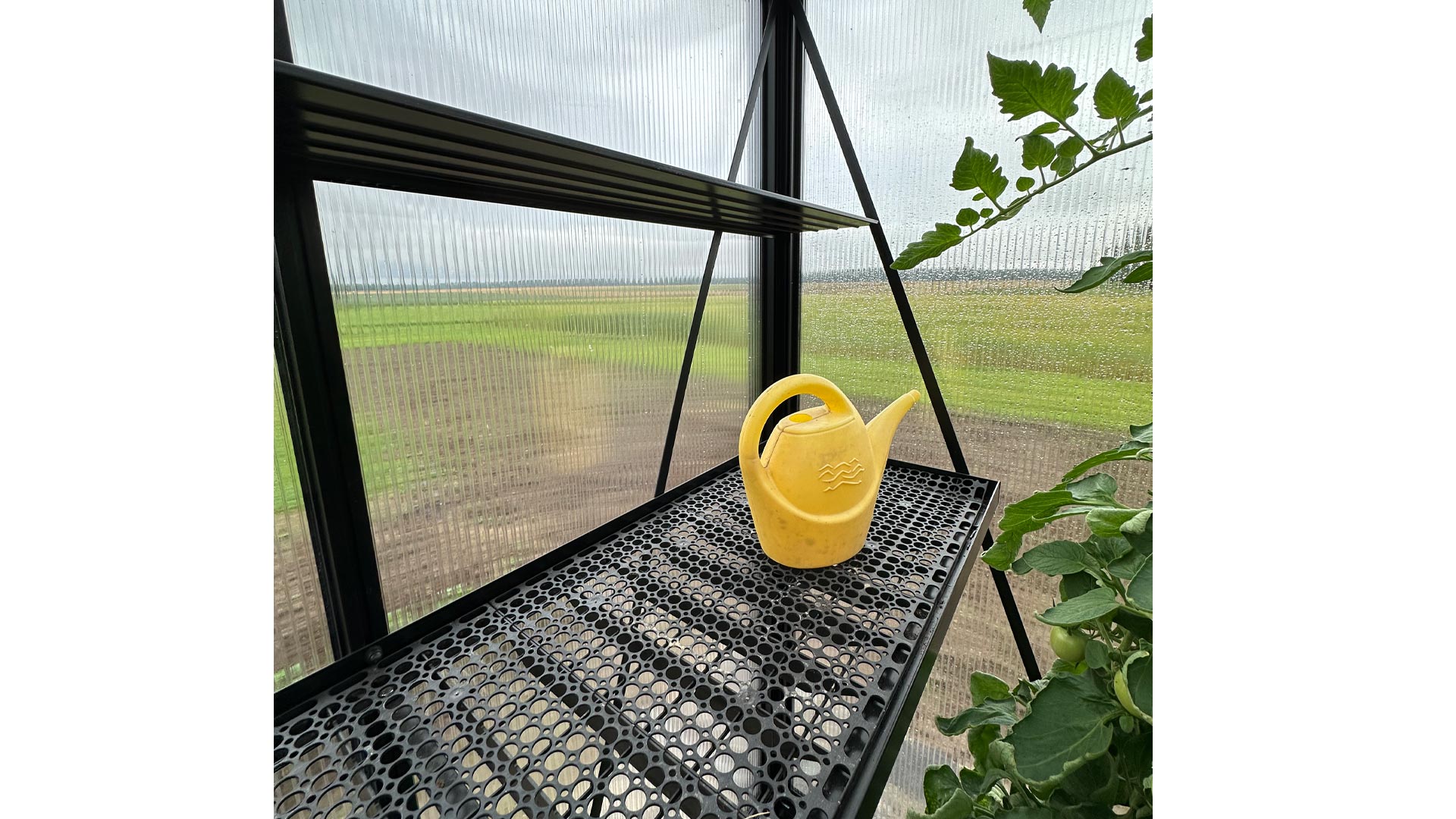 GardŠiltnamio lentyna aliuminė 40 cm su įdėklais | Gardenisenis-alu-shelves-siltnamio-lentynos-greenhouse-shelves