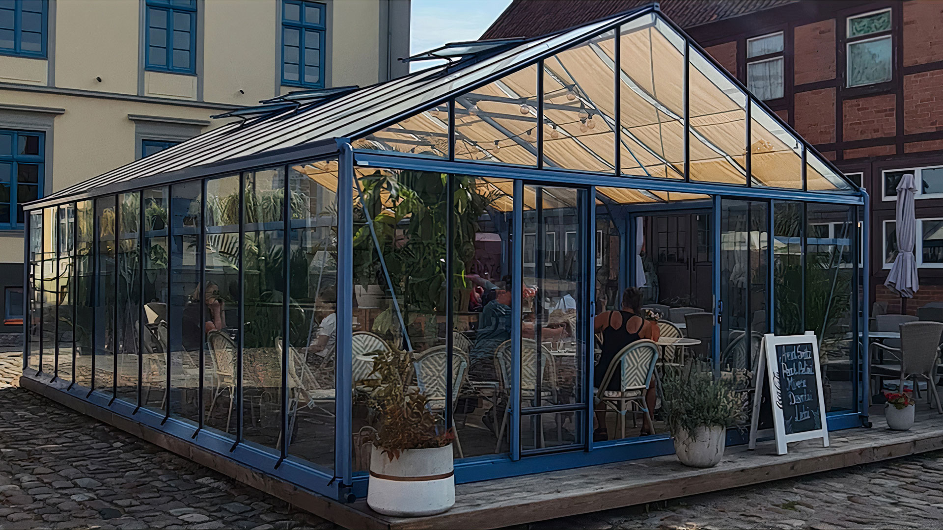 MAGNA šiltnamis oranžerija kavinė Cremia Klaipėda | Gardenis
