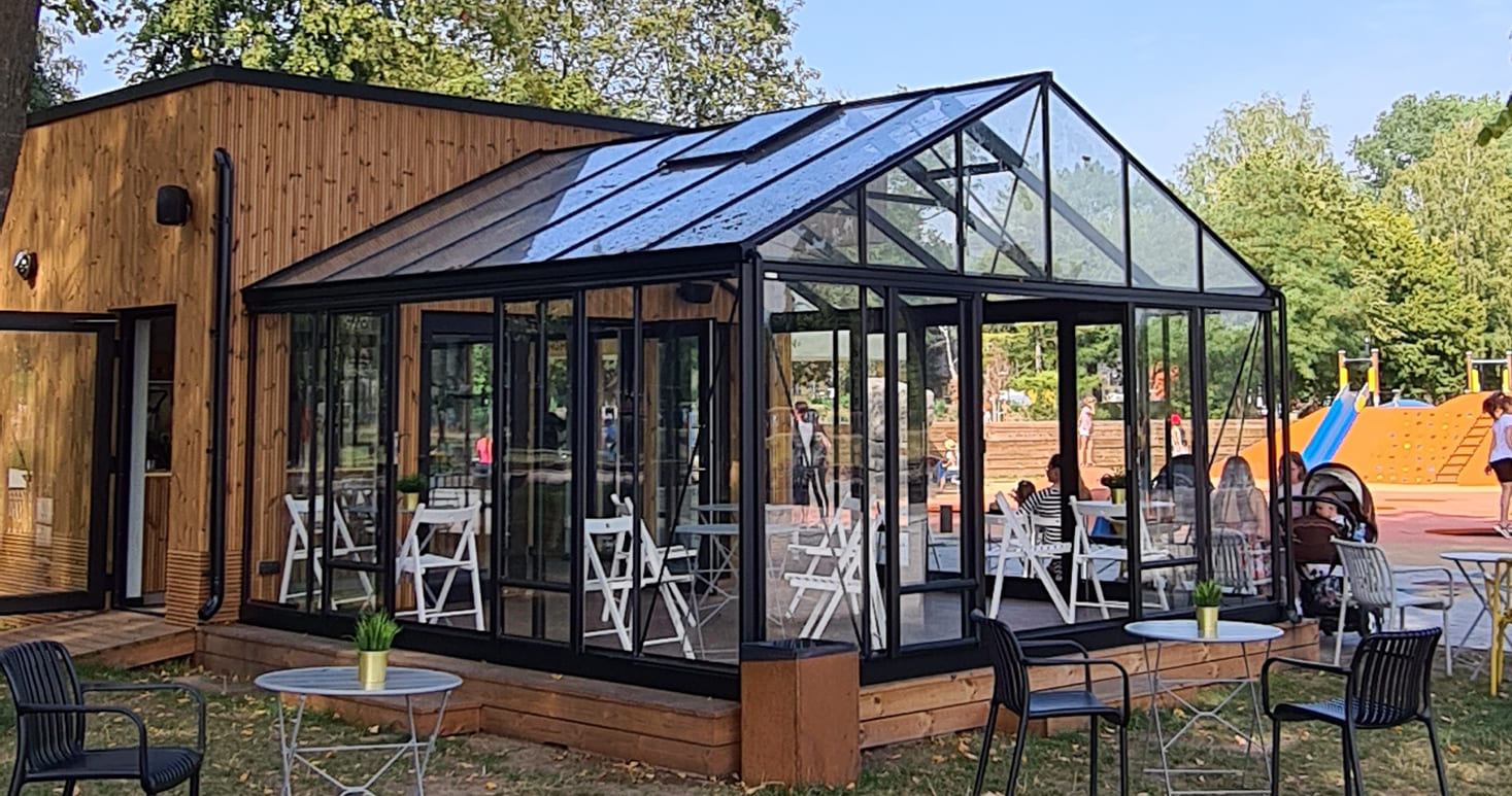 MAGNA šiltnamis oranžerija kavinė Ateik Ateik | Gardenis