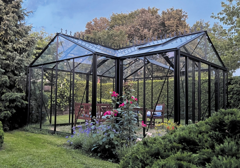 Stiklinis šiltnamis oranžerija T-ROOM | Gardenis Stiklinis šiltnamis oranžerija T-ROOM | Gardenis