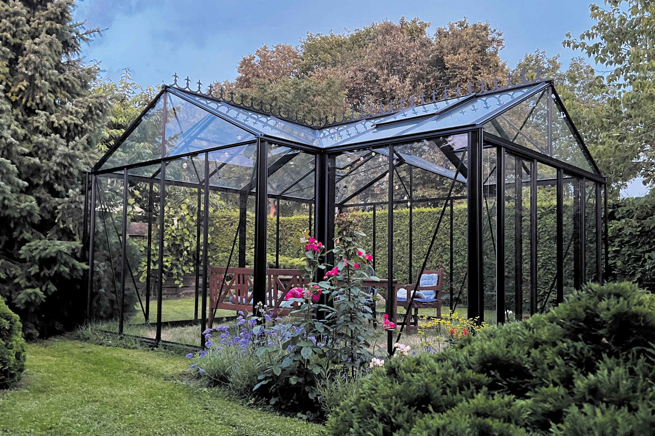 Stiklinis šiltnamis oranžerija T-ROOM | Gardenis