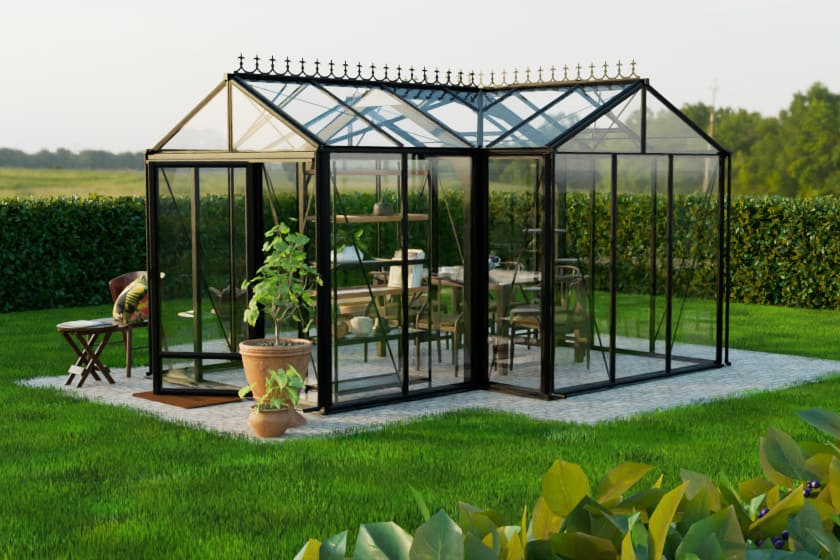 Stiklinis šiltnamis oranžerija T-ROOM | Gardenis