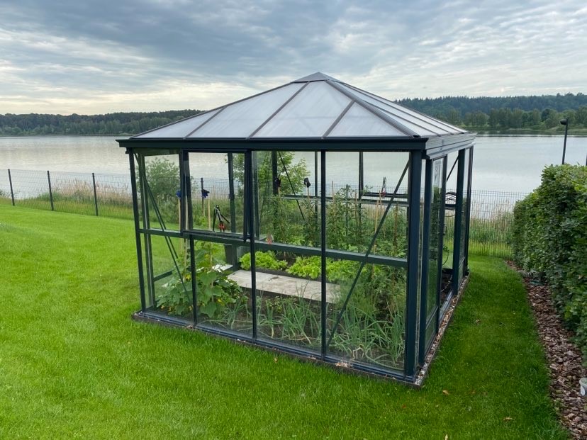Stiklinė lauko klasė oranžerija šiltnamis 309 | Gardenis