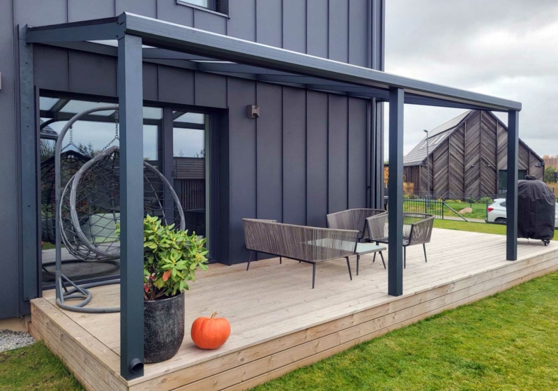 Aluminum Terrace Roof System SOLAR ROOF CLASSIC terrassetak terrasstak terassin katto terrasse tag terrassi katus terases jumts terrassenüberdachung alu dach tarasowy Gardenis