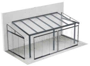 ALU-GLASS frmaless patio glazing system