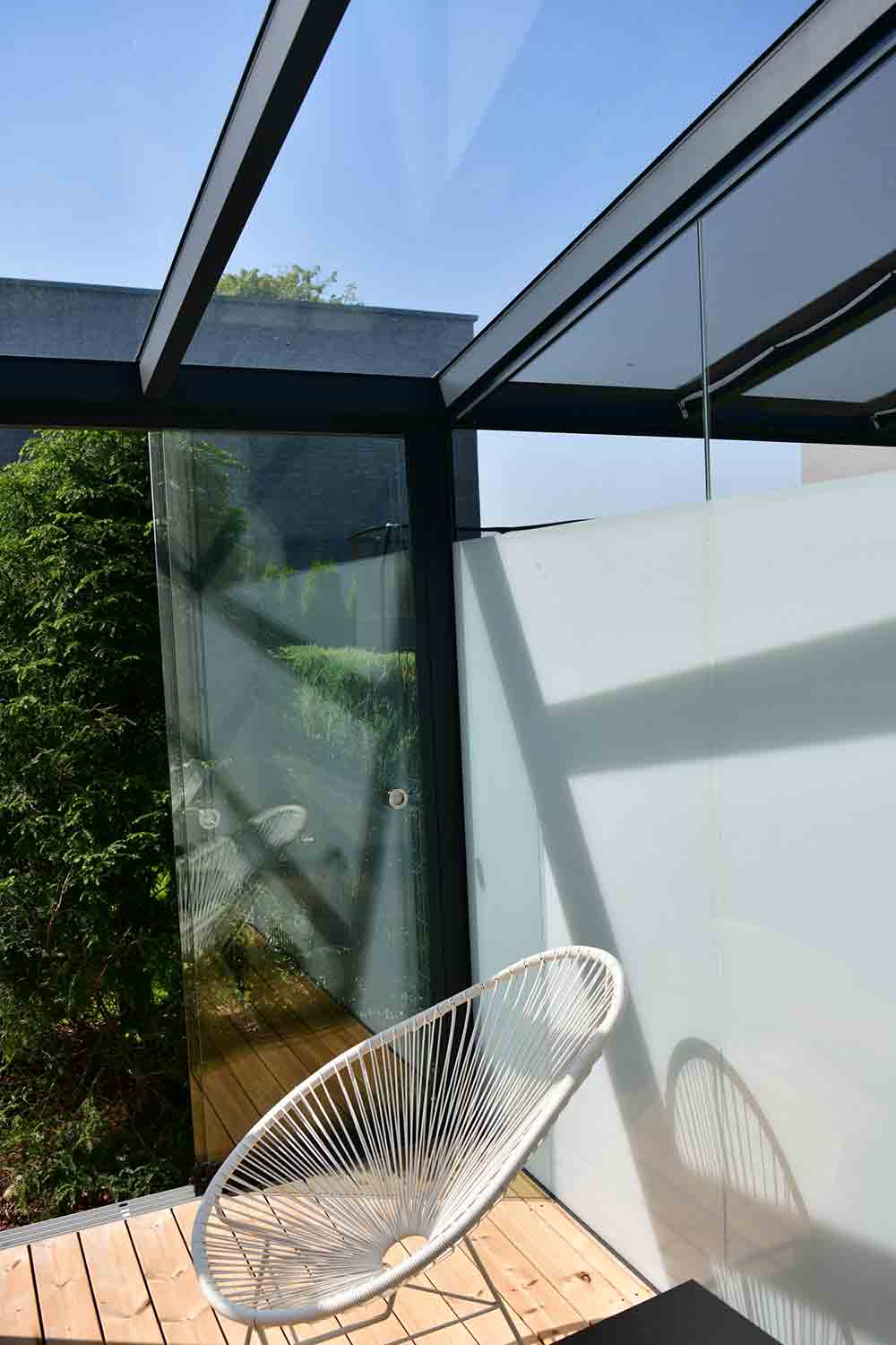ALU-FIX sistemos varčių tipai verandų stiklinimas | Gardenis