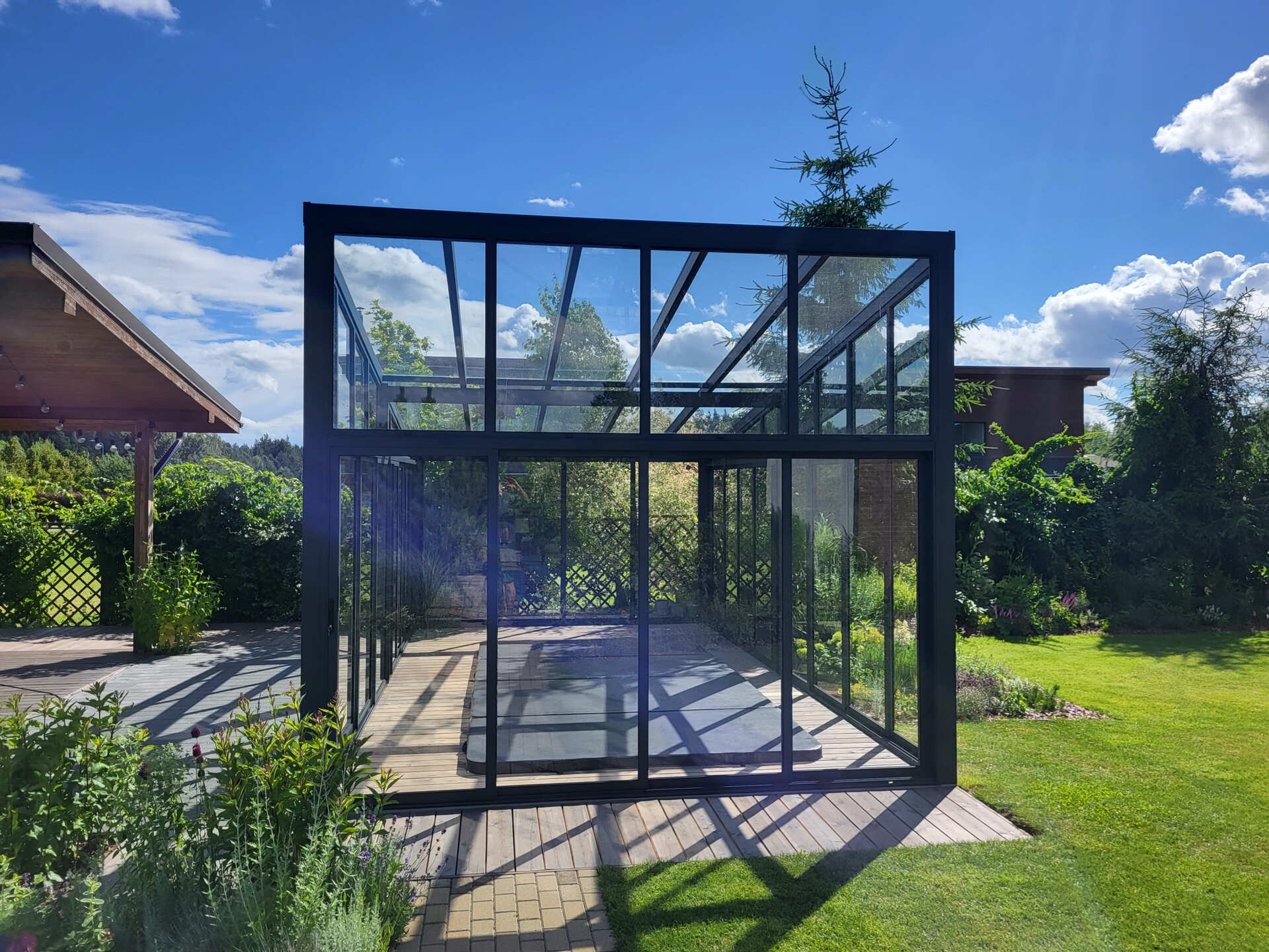 Garden Pool Cover Enclosure Gardenis Garden Pool Cover Enclosure Gardenis