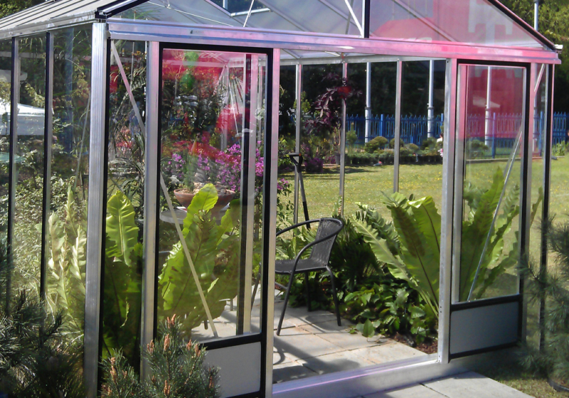 Durys papildomis siltnamiui extra door for greenhouse Gardenis. jpg