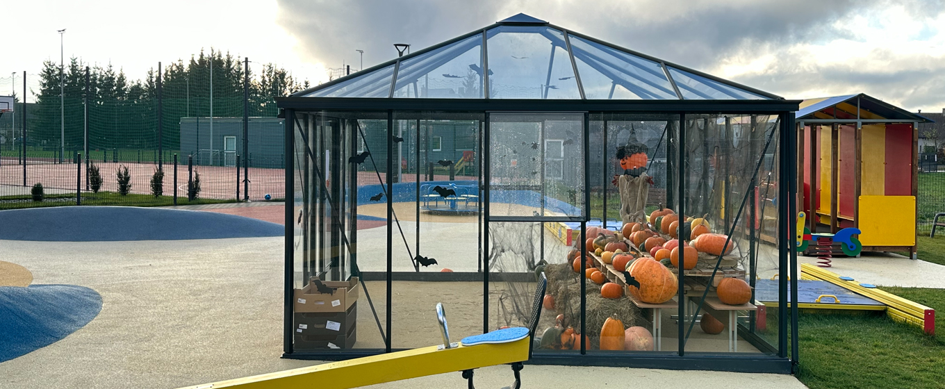 Stiklinė lauko klasė oranžerija | Gardenis