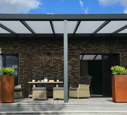 Terasų stoginės aliuminio SOLAR ROOF XS