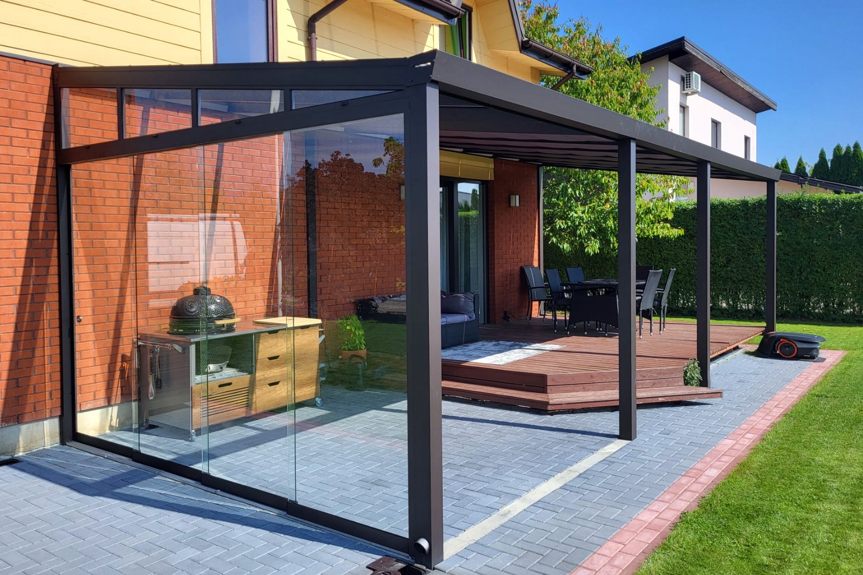 Terraces, Balconies, Roofgardens and… Patio Cover System SOLAR ROOF XS (eXtra Strong) | gardenis.lt