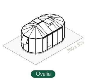Ovalia šiltnamis Gardenis