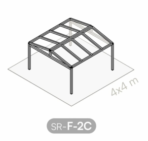 SR-F-2C patio cover Gardenis
