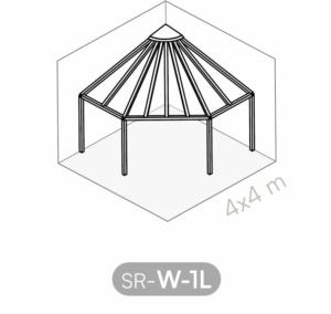 SR-W-1L patio cover Gardenis