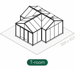 T-room šiltnamis Gardenis