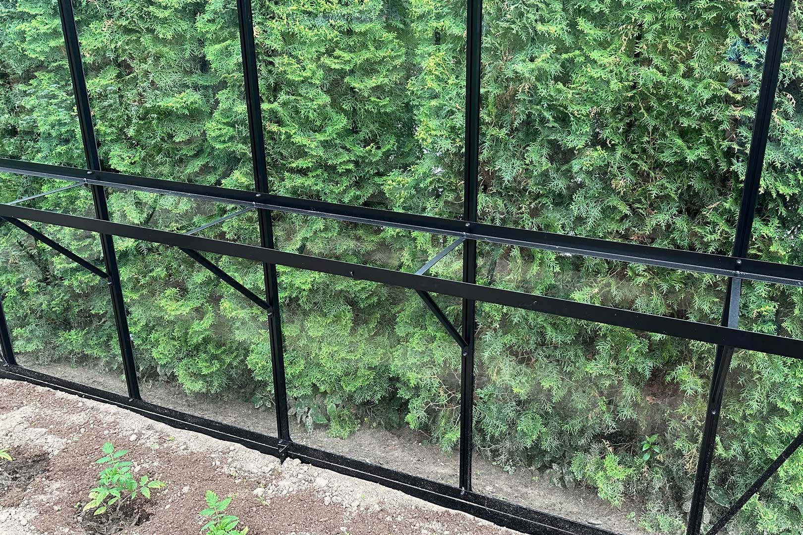 Šiltnamio lentyna aliuminė 40 cm su įdėklais | Gardenis