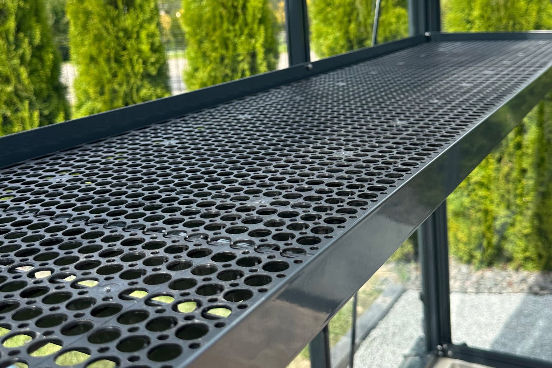 Šiltnamio lentyna aliuminė 40 cm su įdėklais | Gardenis