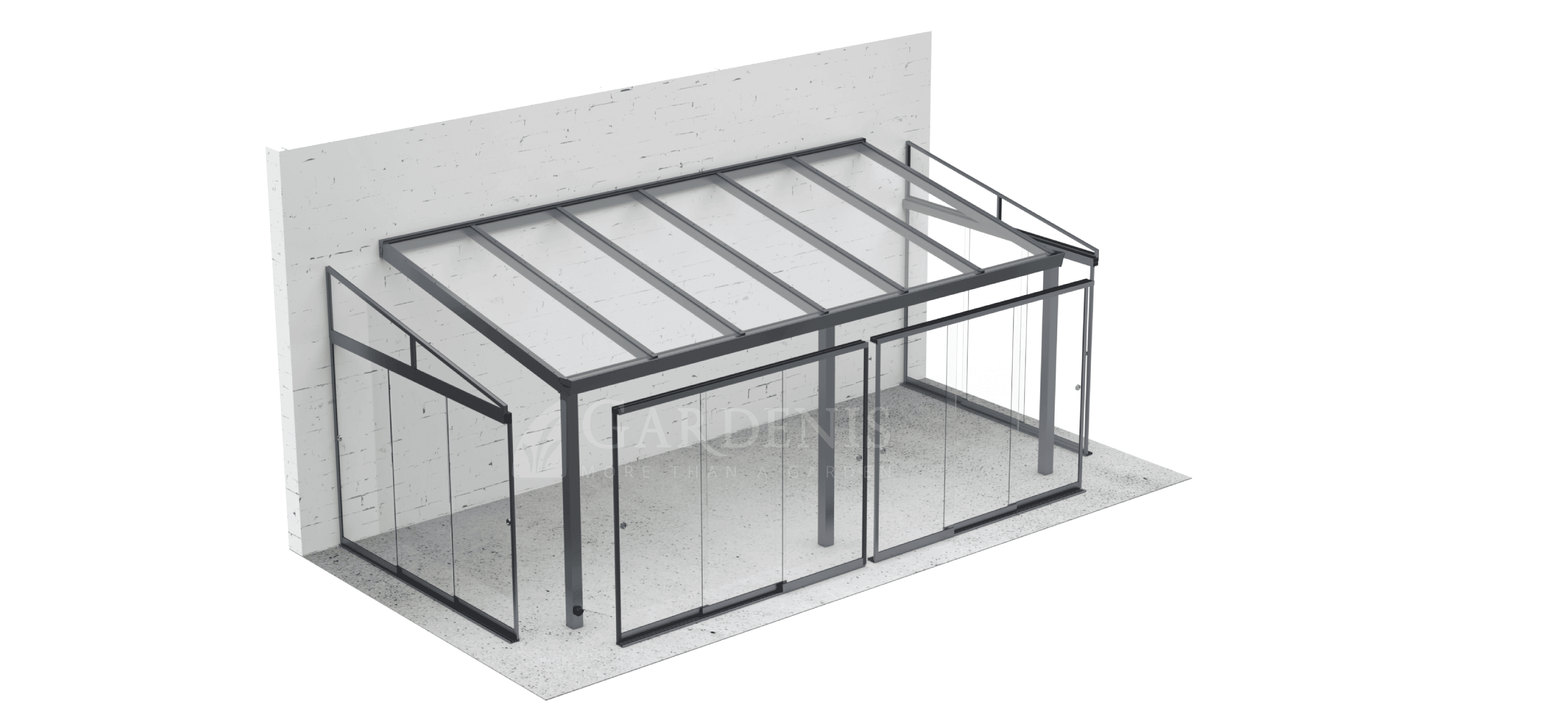 Veranda ALU-GLASS frameless sliding system