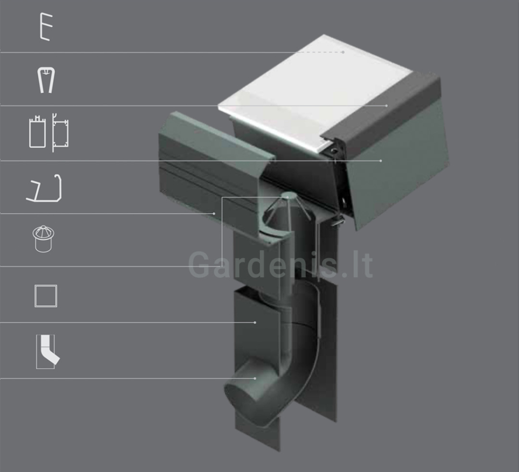 Stogines-sistema-CLASSIC-modelis-Gardenis