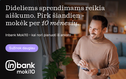 InBank lizingas Gardenis produktams