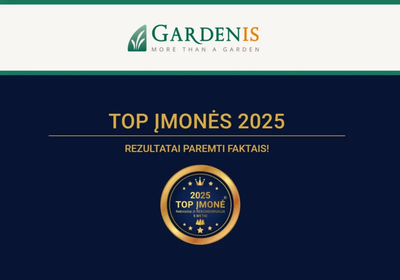 Gardenis top įmonė 2025